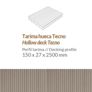 TARIMA DECK "TARMATEC"® TECNO ALVEOLAR REF. GRIS 2214