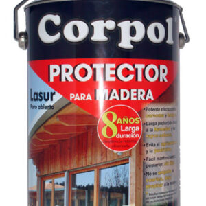 LATAS CORPOL PROTECTOR 5L. CASTAÑO SATINADO