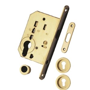 KIT P. CORRED. LATON PULIDO C/CILINDRO YALE