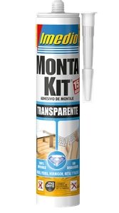 MONTA KIT TRANSPARENTE IMEDIO+PISTOLA  300ML