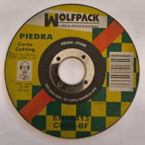 DISCO WOLFPACK CORTE PIEDRA 115X1