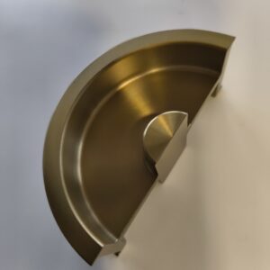 TIRADOR ENCASTRABLE DIDHEYA ACERO  35MM LAT. SAT. I3250